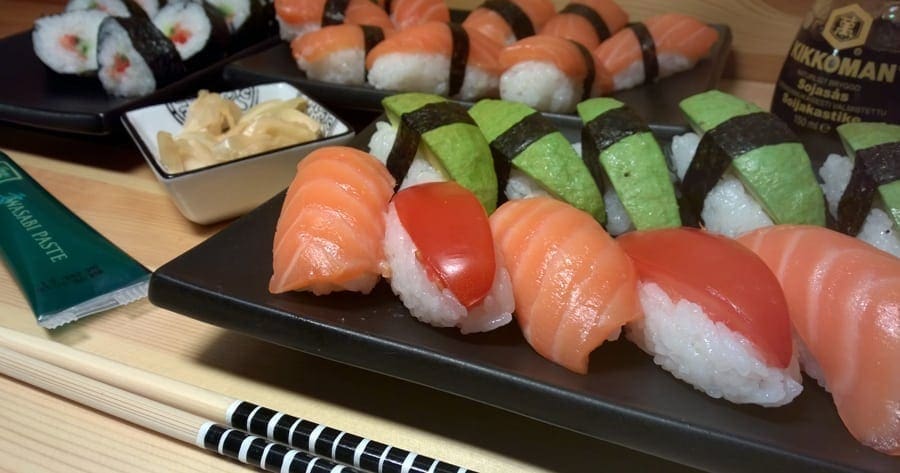 Ny temasida för sushi